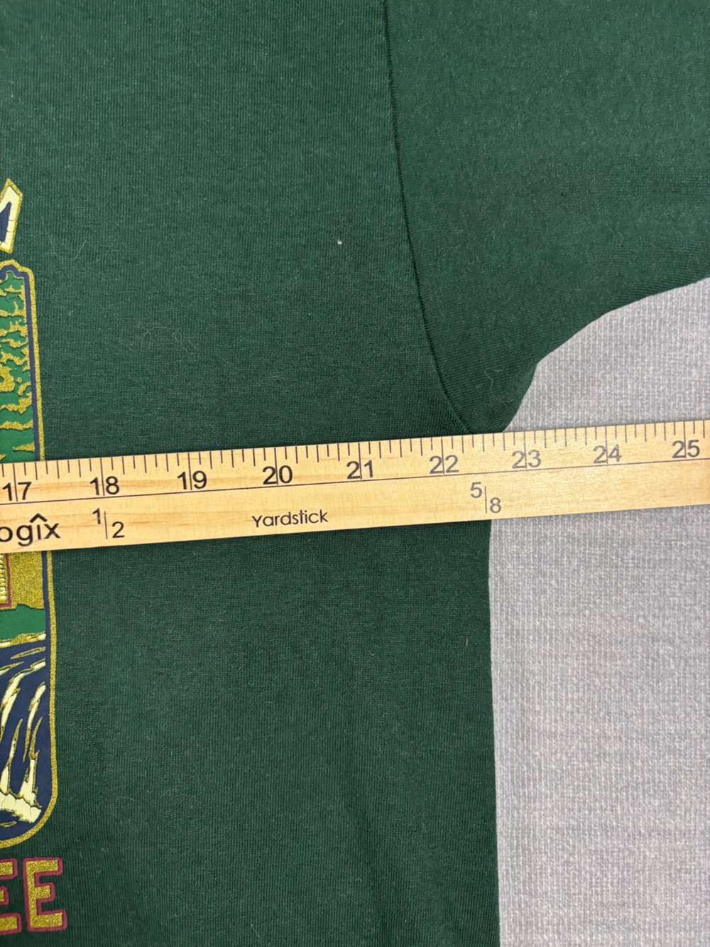 Green vintage 1990 Pigeon Forge, Tennessee graphic tee #Tennessee - Picture 5 of 6